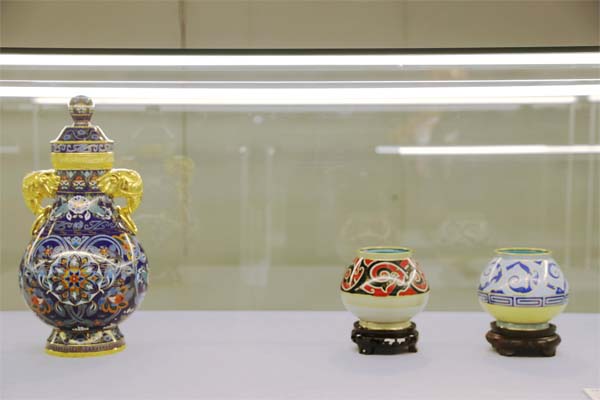 “守正·创新——北京国际当代珐琅艺术展”在中华世纪坛艺术馆启幕
