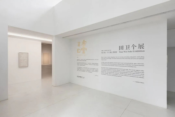 田卫个展——虚室生白在東京画廊+BTAP（北京）开幕