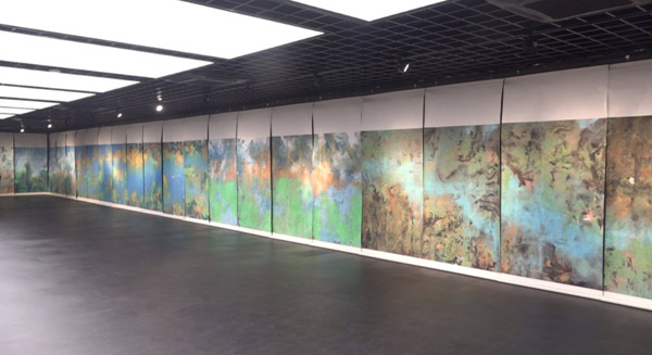 艺术家璞石先生的《天下黄河——自然派艺术展》在浙银山东美术馆隆重开幕