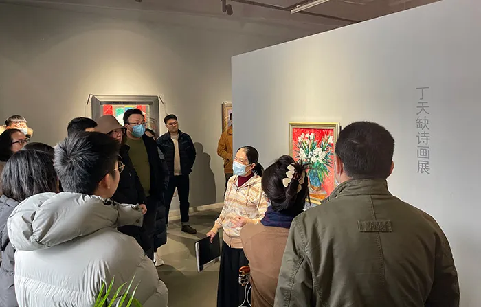 诗画中西叙人生——丁天缺诗画展在艺栈画廊展出