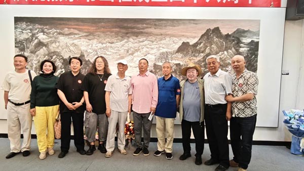 人民艺术 |  “意在画外·赵青仲画展”在燕京书画社开幕 