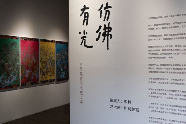 人民艺术 |  《仿佛有光》——司马楚雪北京艺术展开幕 